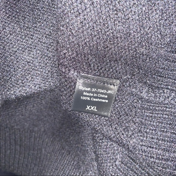 Nwt Jenni kayne cashmere stanford cardigan in Blk sz XXL - Picture 6 of 6